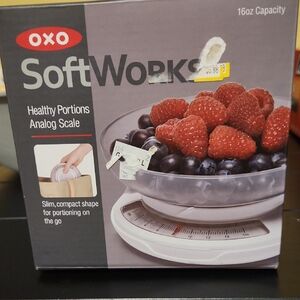 OXO SoftWorks Analog Scale with White Base
